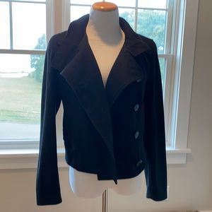 Kenneth Cole cropped wool pea coat